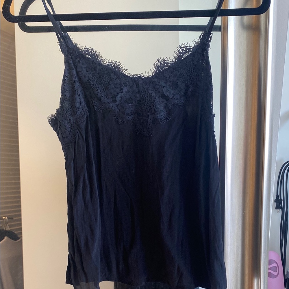 Abercrombie & Fitch Black Lace Camisole Top